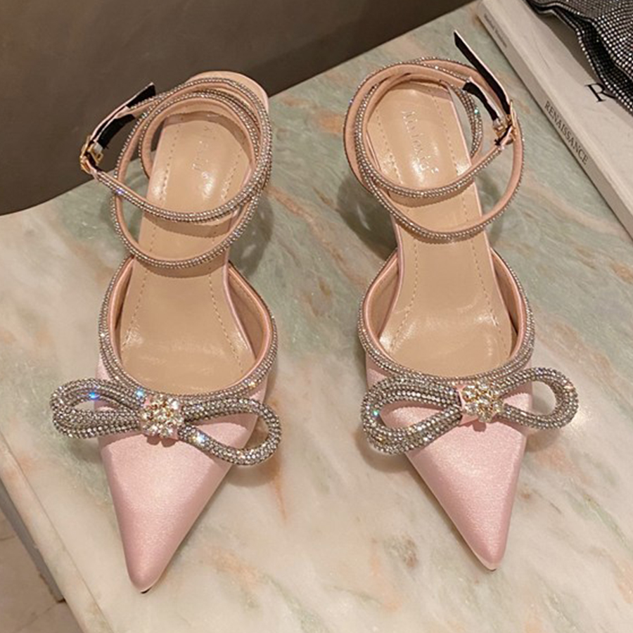 Women'S Fashion Korea - Fashion Diamond Bowknot Women Sandals 2026
