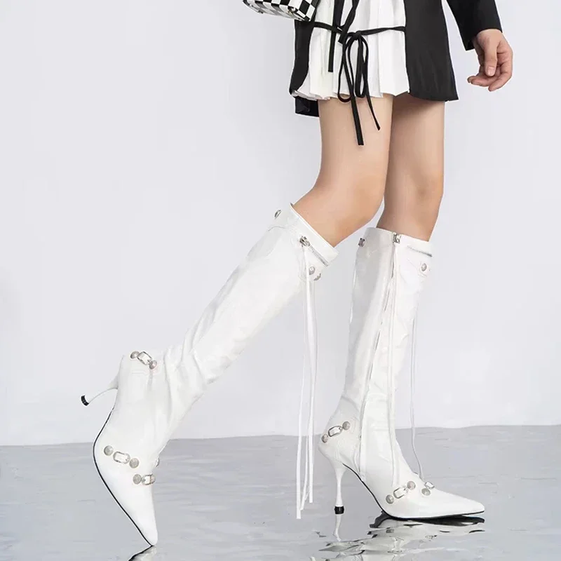 Women Sexy Boots Pointed Toe H - Women'S Fashion Knee High Boots 评论和价格