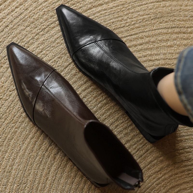 Women Pointed Short Boots 2025 - Women'S Fashion Korea 评论和价格