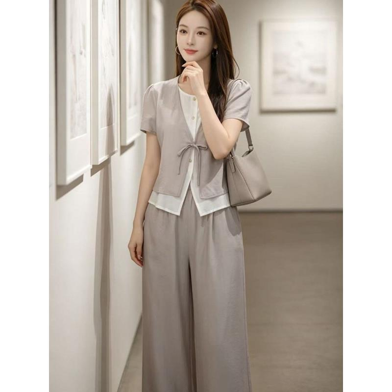 Slim Short Sleeve Two-Piece Se - Women Fashion Over The Years 评论和价格