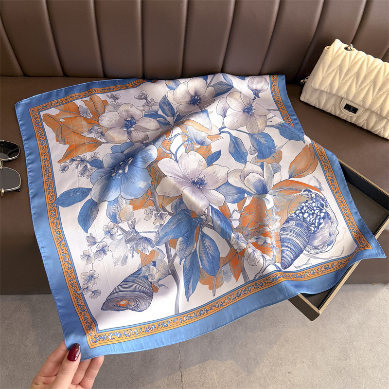 2026 New Floral Print Hijab Si - Women Fashion Necktie 评论和价格