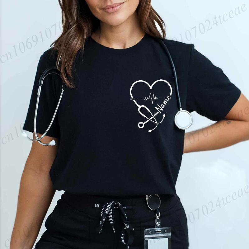 Custom Nurse Personalized Shir - Women Fashion Names 评论和价格