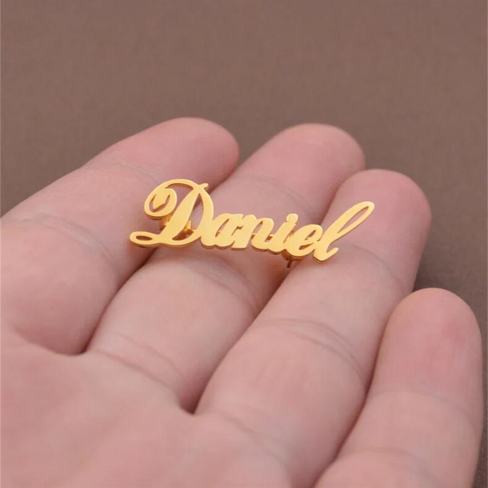 Custom Name Brooch Personalize - Women Fashion Dress Names 评论和价格