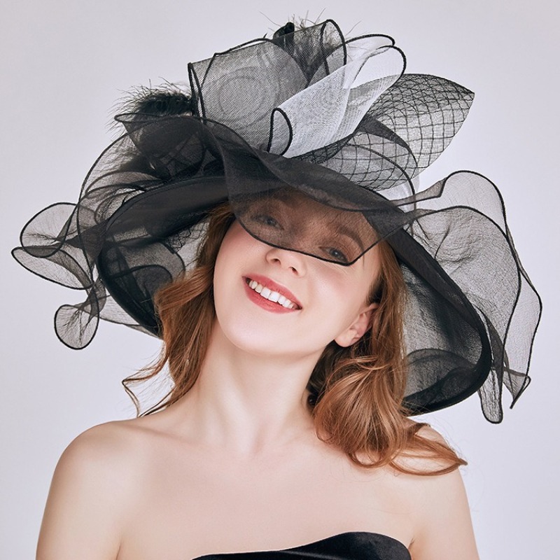 Fashion flower Fascinator Hats - Women'S Fashion Kentucky Derby 评论和价格