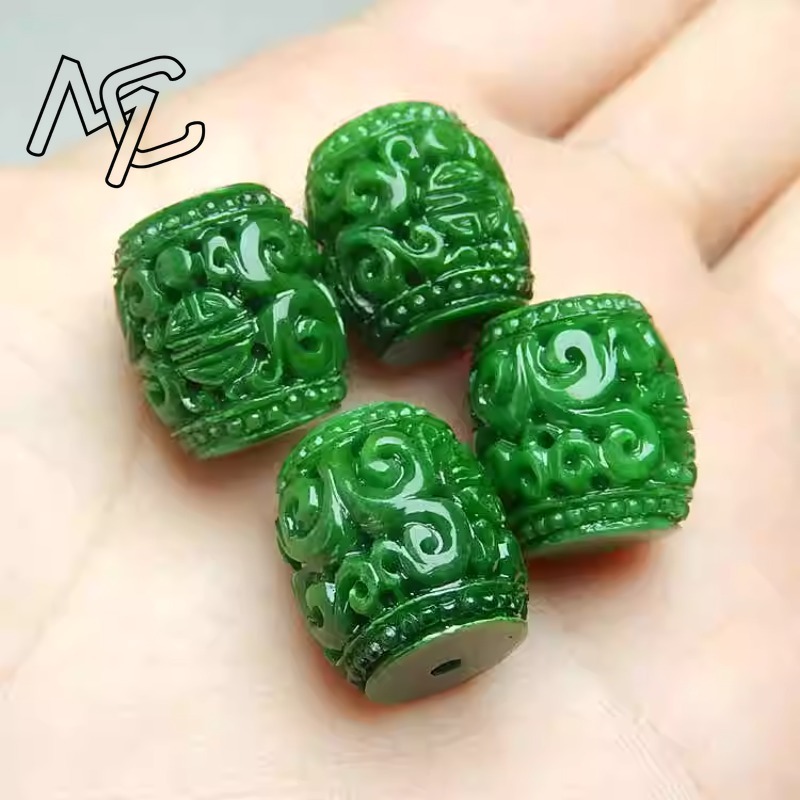 5pc Natural Green Jade Carving - Women'S Fashion Jewellery 评论和价格