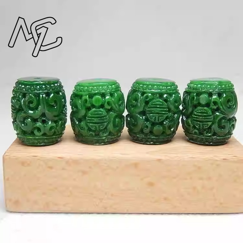 5pc Natural Green Jade Carving - Women'S Fashion Jewellery 评论和价格