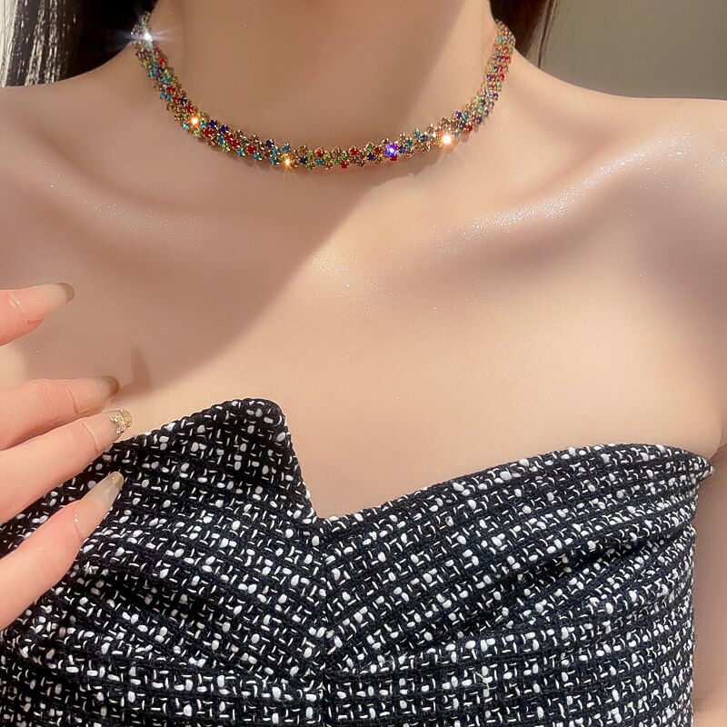 Luxury Shiny Full Rhinestone C - Women'S Fashion Jewellery 评论和价格