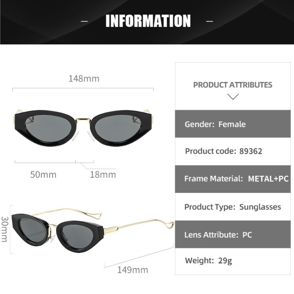 Retro Oval Sunglasses for Wome - Women Fashion Photoshoot 评论和价格