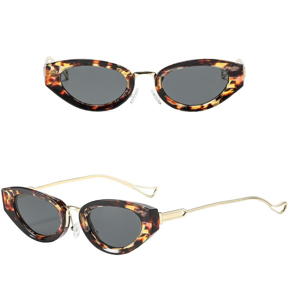 Retro Oval Sunglasses for Wome - Women Fashion Photoshoot 评论和价格