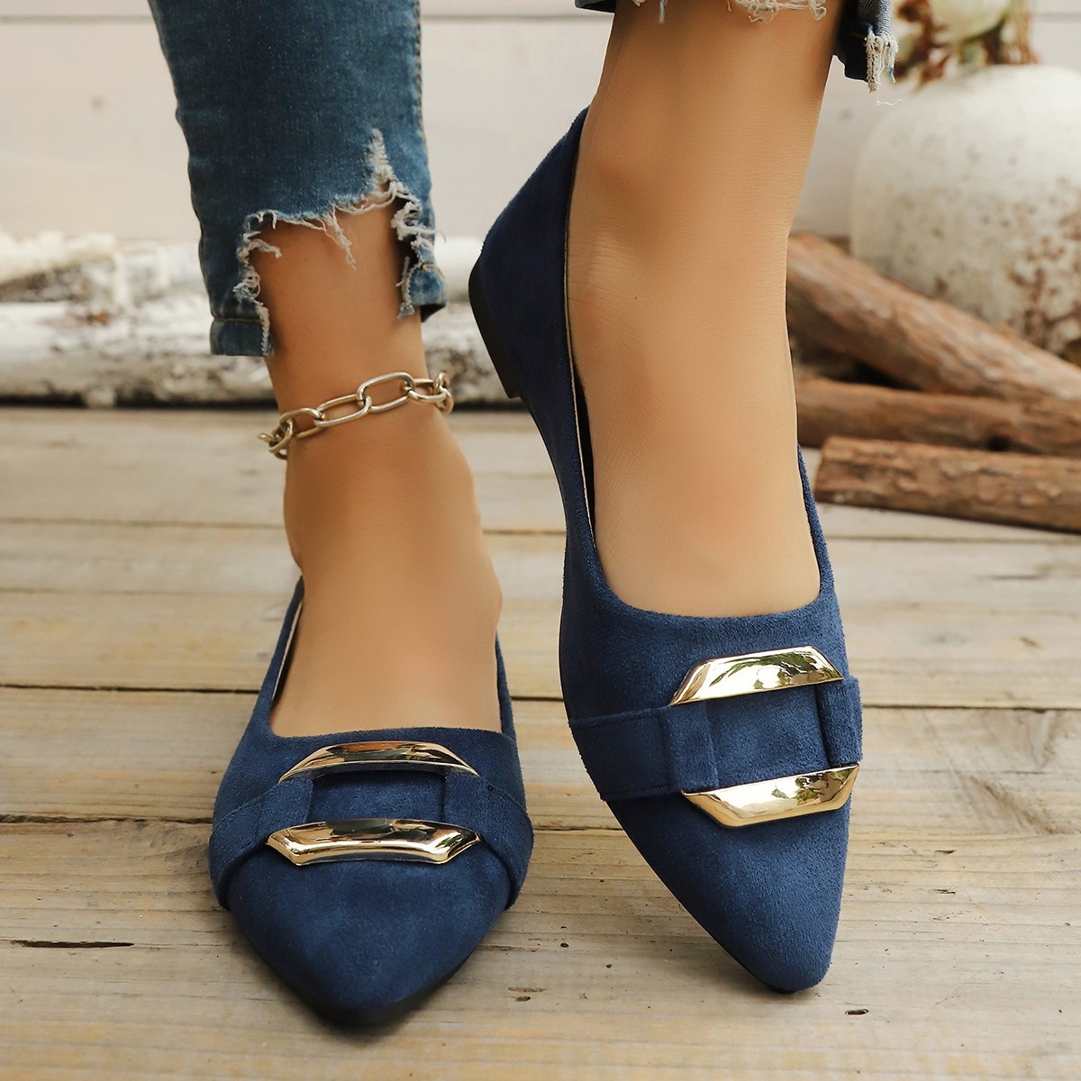 Spring and Autumn Elegant Poin - Women'S Fashion Shoes 评论和价格