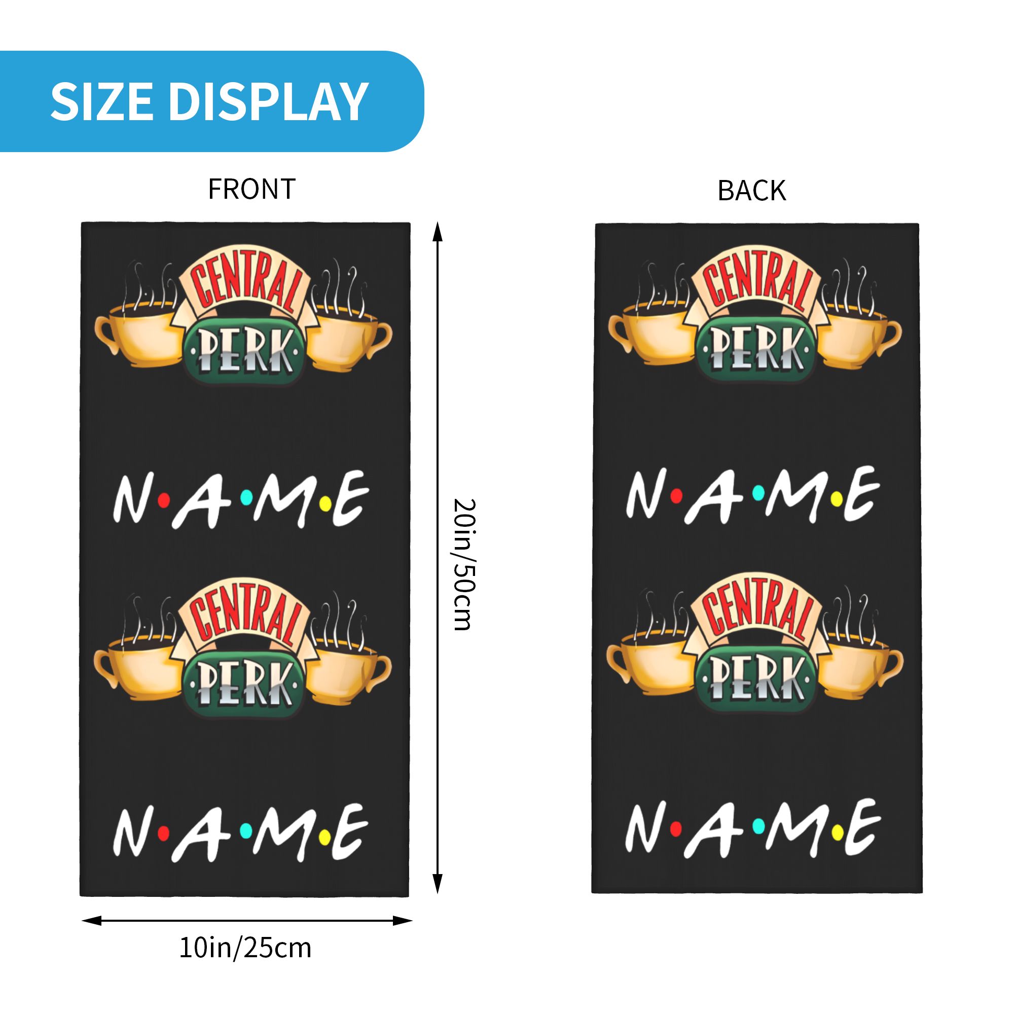 Friends TV Custom Name Bandana - Women Fashion Names 评论和价格
