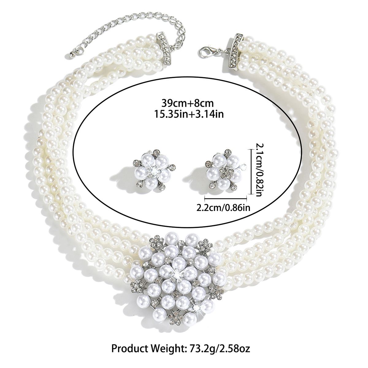 Women Multi‑Strand Pearl Flowe - Women Fashion Photoshoot 评论和价格