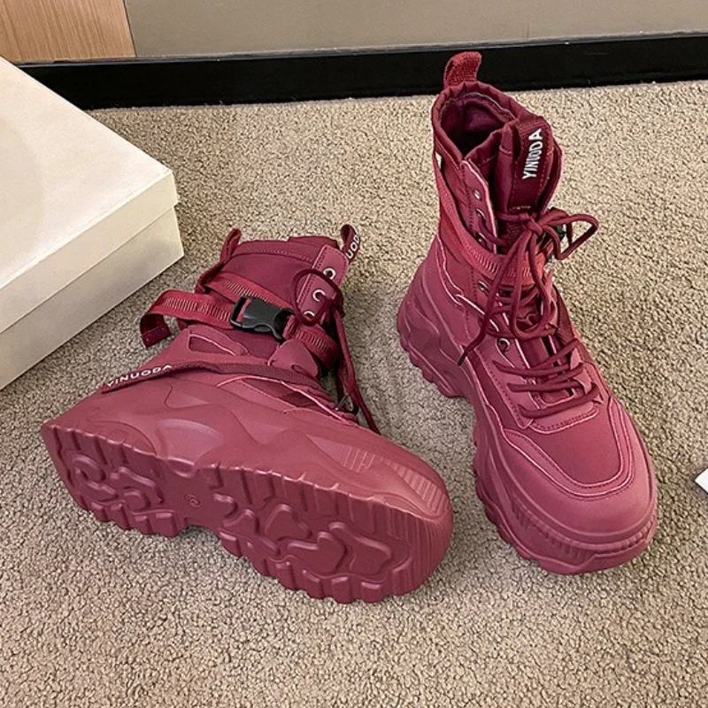 Autumn Winter Platform Boots W - Women'S Fashion Korea 评论和价格