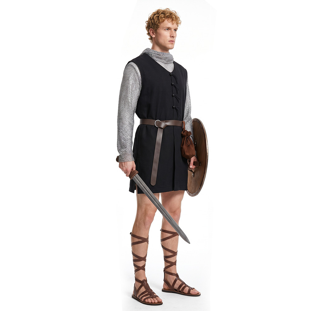 Medieval Knight Cosplay Costum - Women'S Fashion Vest Tops 评论和价格